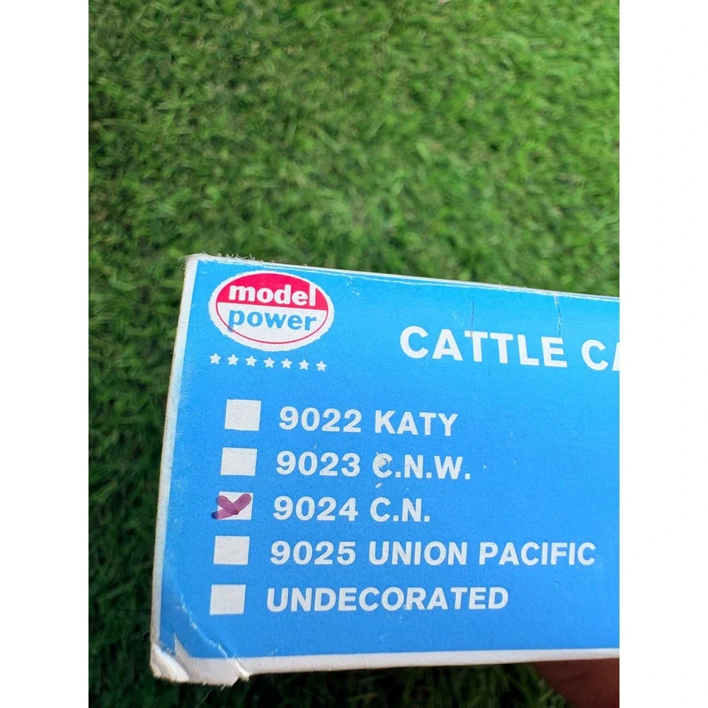 Model Power HO Scale Katy‎ M-K-T 47025 Cattle Car Stock Car 9022 Yellow Vintage